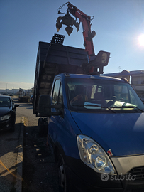 Deily 35c21 ribaltabile e gru fassi 30