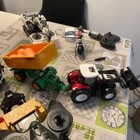 Trattore radiocomando e rimorchio