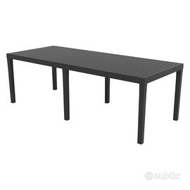 Tavolo allungabile in resina 150/220x90x72cm