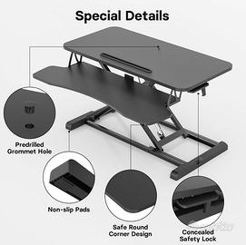 Scrivania sollevabile