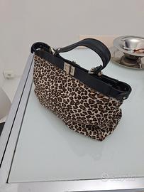 borsa grande con maniglia tutta pelle