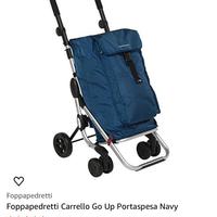 Foppapedretti Carrello Go Up Portaspesa Navy usato