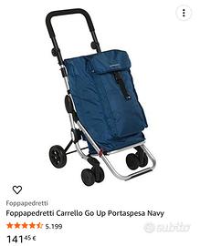 Foppapedretti Carrello Go Up Portaspesa Navy usato