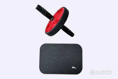 Ruota per addominali Crivit Ab Wheel + tappeto