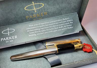 Parker Sonnet Cascade Silver NOS Stilografica 