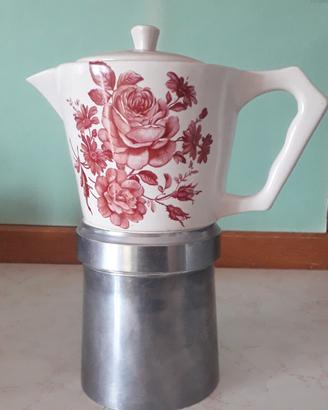 2 caffettiere in ceramica/porcellana da collezione