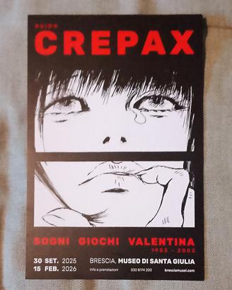 Crepax / Cartolina della mostra di Brescia 2026