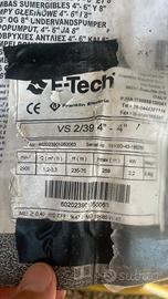 Pompa pozzo franklin 2.2 kw + tubo politilene 32”