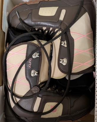 Scarponi snowboard donna Burton taglia 40