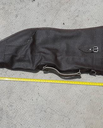 custodia per fucile in pelle