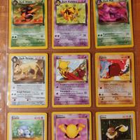 Lotto 26 Carte Pokémon Vintage Set Team Rocket