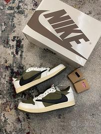 Jordan 1 low travis scott medium olive