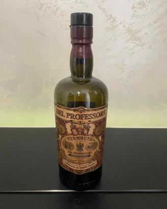 Bottiglia Vermouth Del Professore Vuota