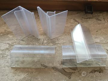 Portaprezzo in PVC trasparente ( 50 pezzi )