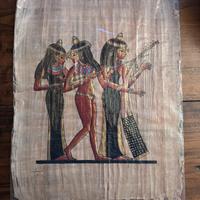 Papiro Egiziano Dipinto a Mano