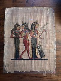 Papiro Egiziano Dipinto a Mano