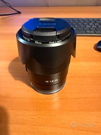 Sony FE 35mm f/1.8 pari al nuovo + filtro Hoya