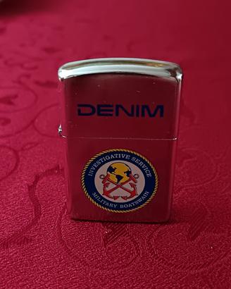 accendino zippo denim