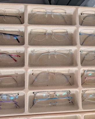20 occhiali glasant montature air titanium 20 pz