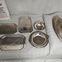 Vassoi da portata 18/10 oro 24K