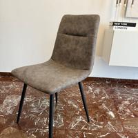 4 sedie moderne grigie