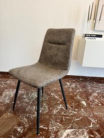 4 sedie moderne grigie