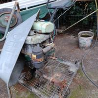 motozappa e due gomme e coppette fiat