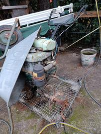 motozappa e due gomme e coppette fiat