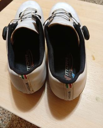 Scarpe ciclismo vittoria n41 bianche