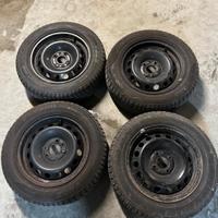 gomme e cerchi invernali fiat 500 panda