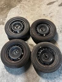 gomme e cerchi invernali fiat 500 panda
