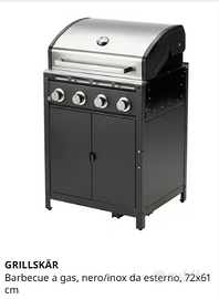 Barbecue Grillskar Ikea nuovo