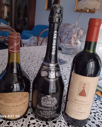 bottiglie d'epoca 