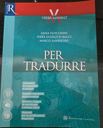 Testo scolastico di latino Verba Manent 