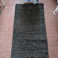 Tappeto 80x150 Grigio Pelo Alto Fluffy 