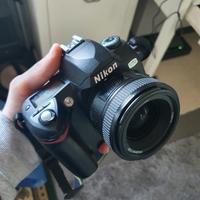 nikon reflex d70 + 35mm fisso autofocus