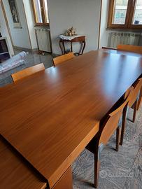 tavolo e 6 sedie Molteni 
