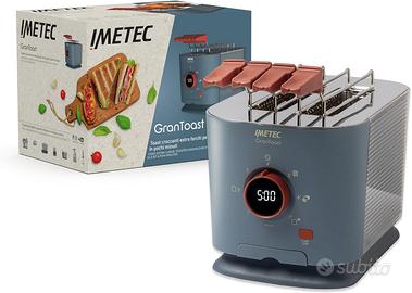Imetec Grantoast - Tostapane 2 Fette XL con Pinze
