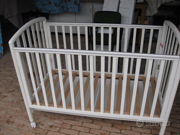 Lettino per neonati Pali munito di materasso Lenpu