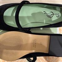 Ballerine Velluto Nero Cristy Italy 37 46755