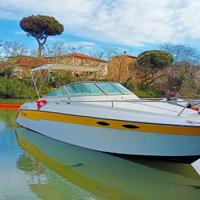 Semi cabinato motoscafo comodo anche per pescare