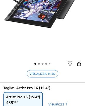 X PEN ARTIST PRO 16 aquistata il 23 aprile 2025.