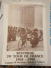Manifesto tappa Tour de France a Sestriere 1992