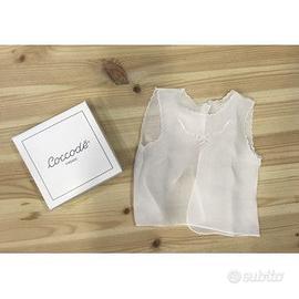 Camicina Della Fortuna Rosa in Seta per Neonato