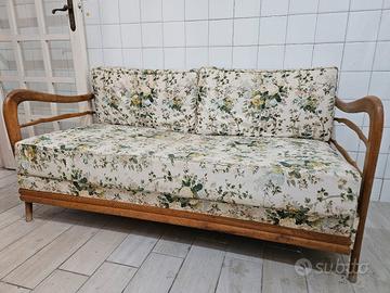 divano due posti originale liberty legno