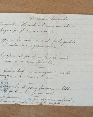Manoscritto, carta , maGrand Hotel Italia Rosario