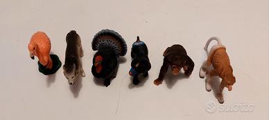 6 animali plastica schleich