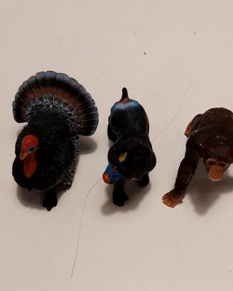 6 animali plastica schleich