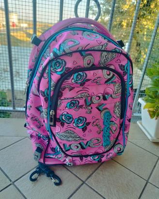 Zaino scuola Seven Point più trolley 