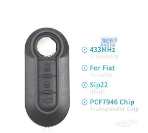 CHIAVE COMPLETA FIAT 500 PANDA PUNTO BRAVO GRANDE 